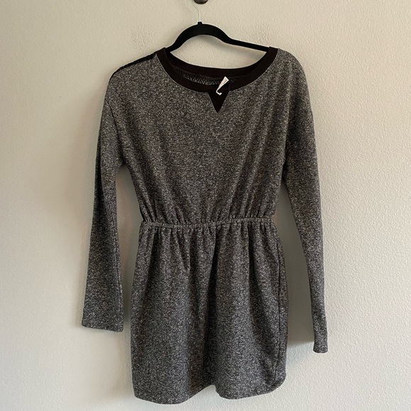 BCBG Generation Gray Long Sleeve Dress - Picture 2 of 5